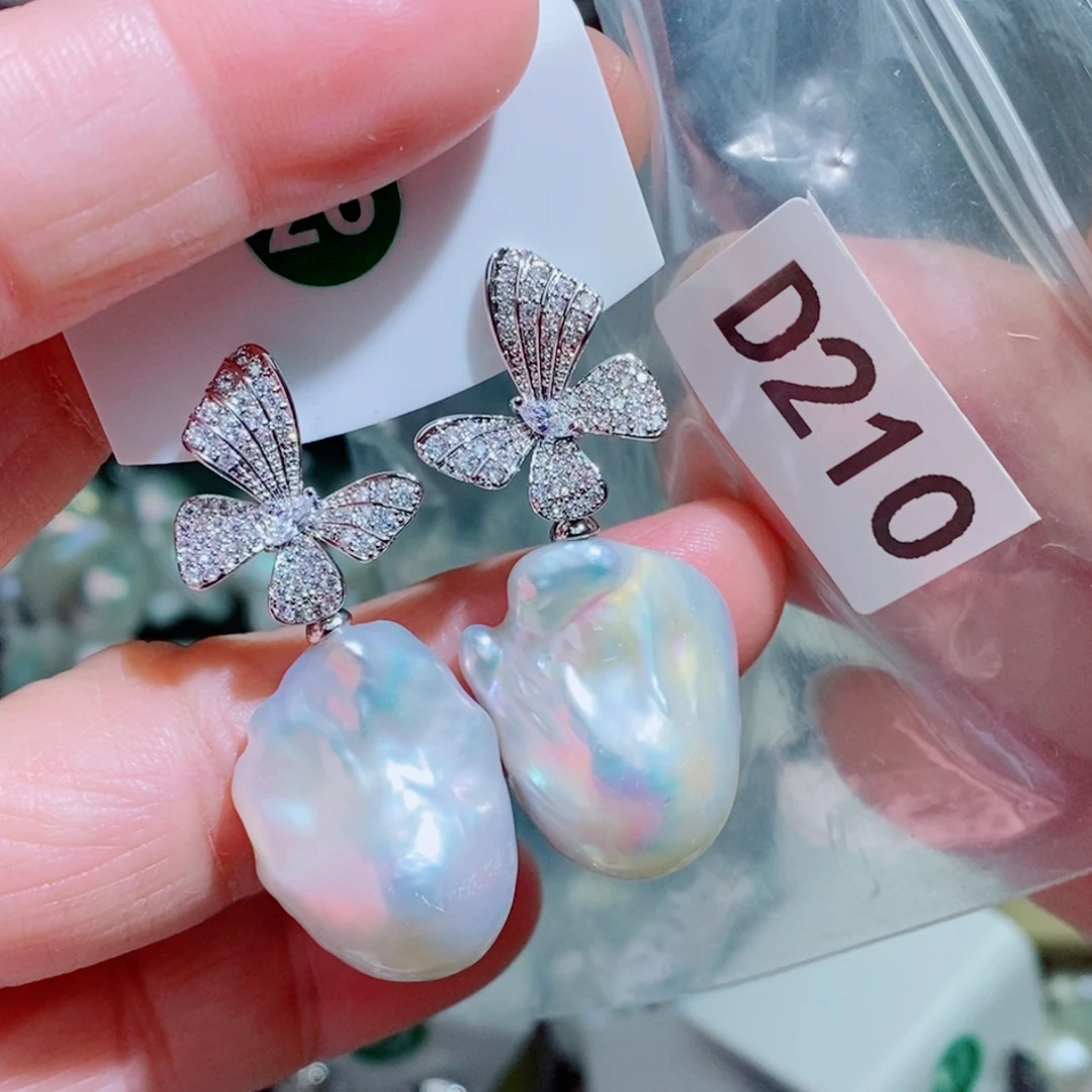 .***️其他淡水珍珠银S800镀金镶嵌