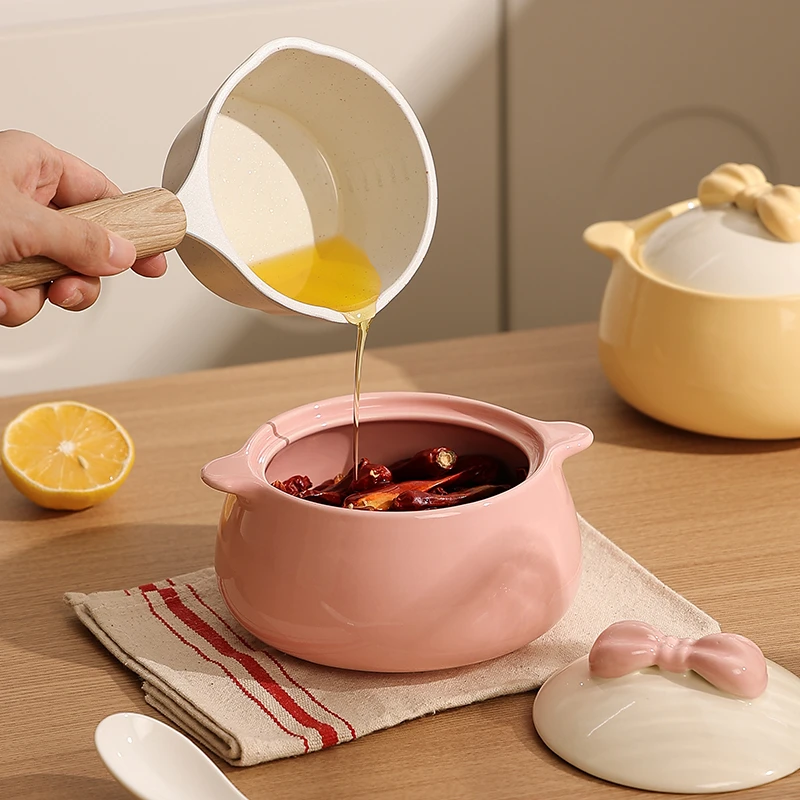 食品级陶瓷猪油罐厨房带盖的荤油罐装辣椒油专用调料罐油泼辣子罐