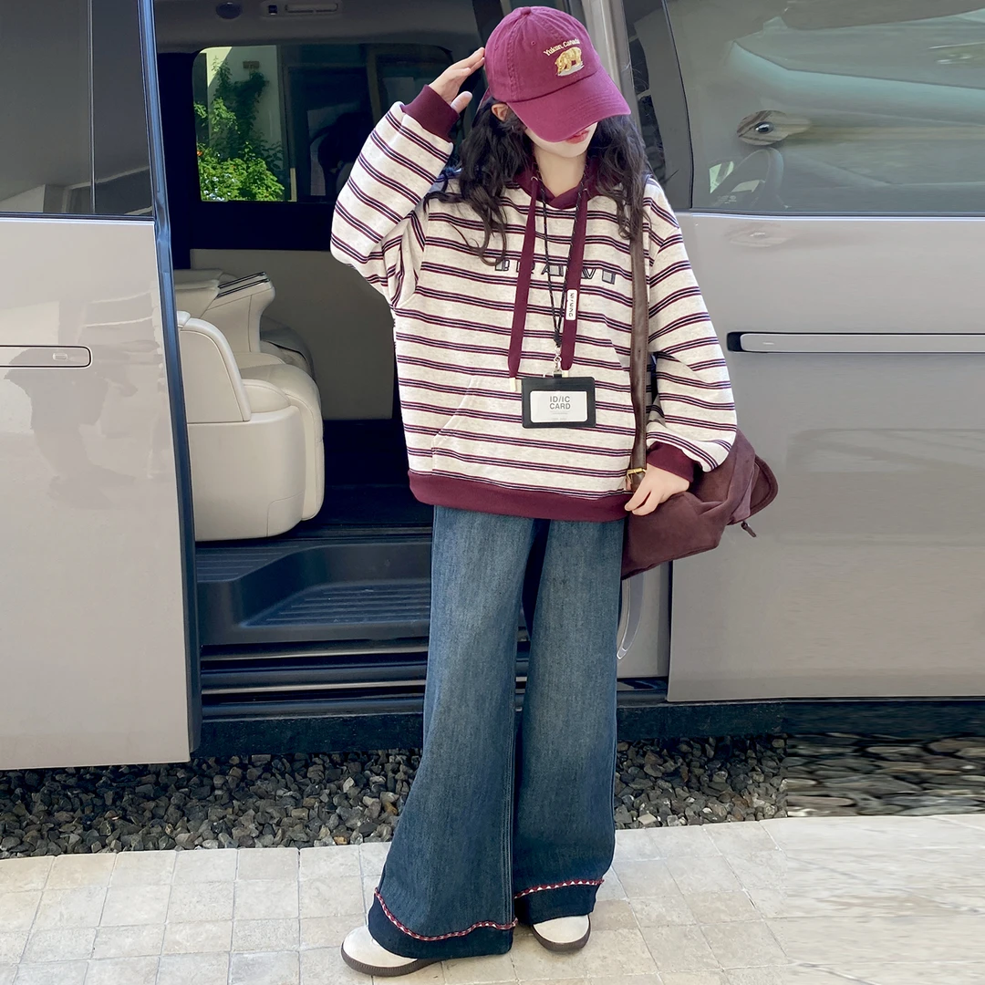 女童加绒套装秋冬季韩版洋气2025新款中大童学生休闲连帽卫衣马甲