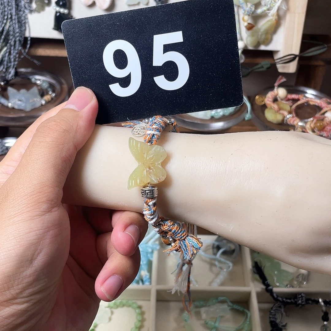 蛇纹石玉合金颈饰