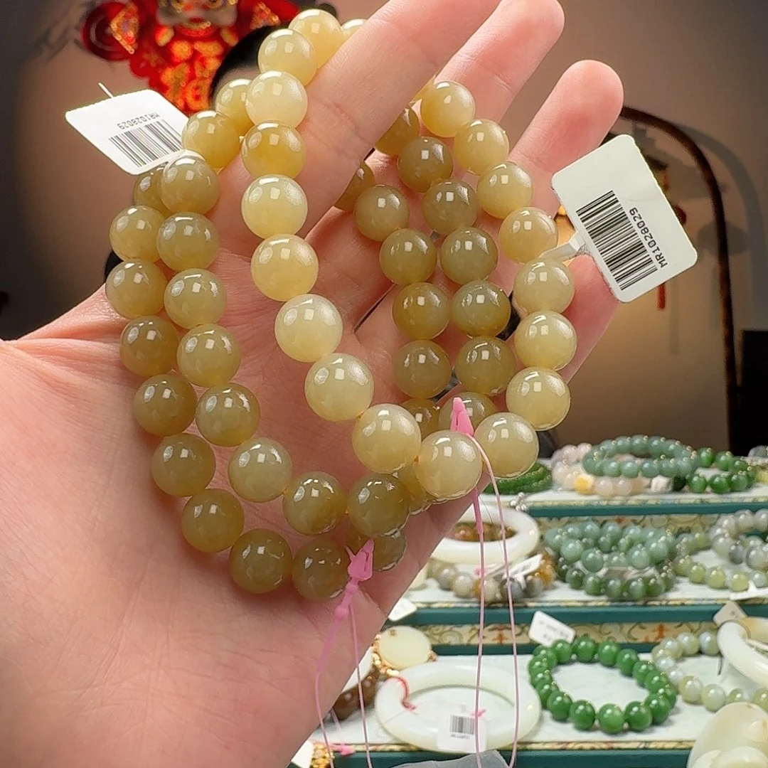 和田玉手串拍一发一多样性发货未镶嵌