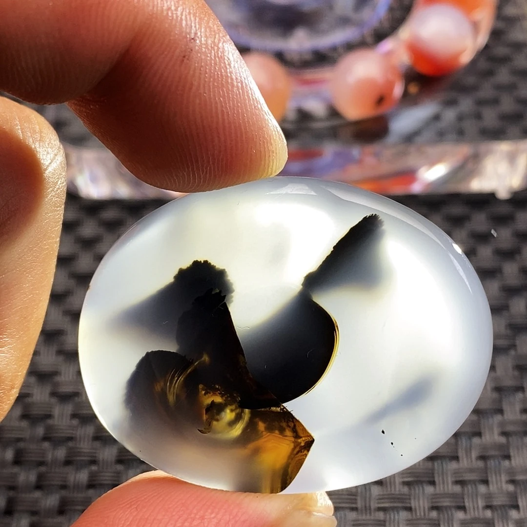 玛瑙/玉髓未镶嵌吊坠(不含链)47