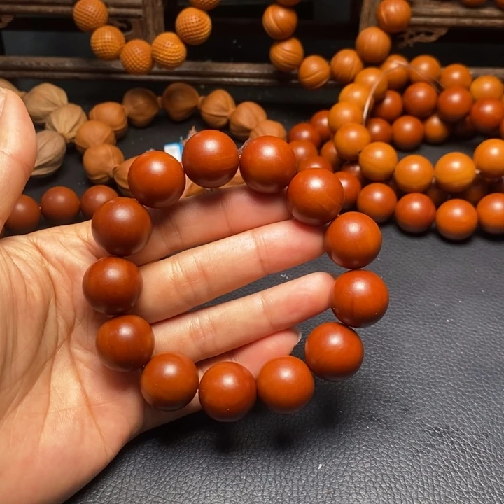 手串橄榄核1.75尺寸树王光珠全品
