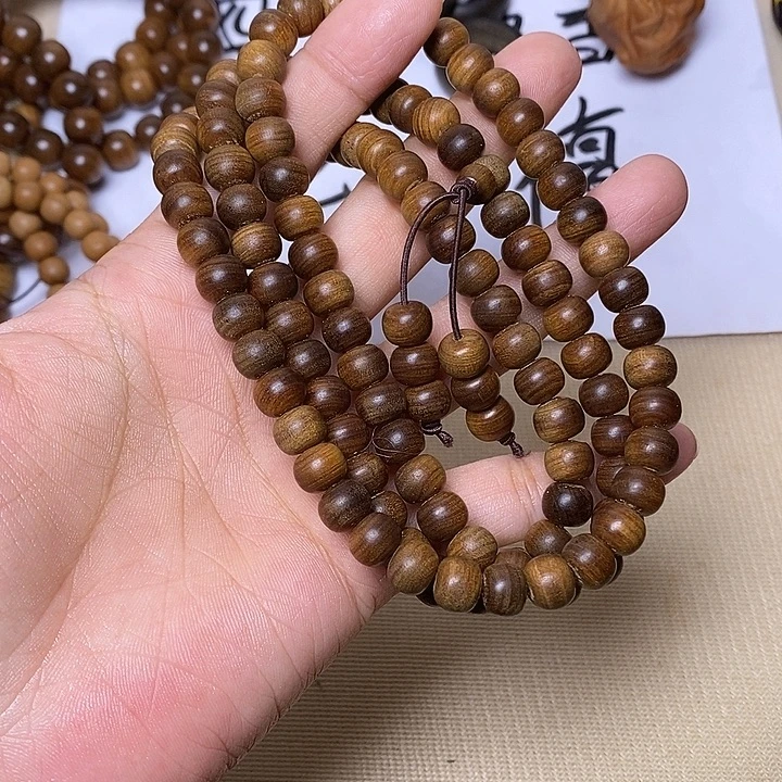 手串/手链檀香木老山檀香黑肉虎纹7/8/108老型珠沉水