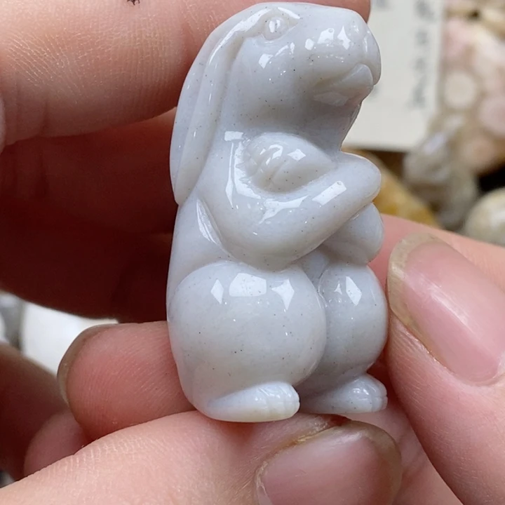 颈饰未镶嵌硅化珊瑚（珊瑚玉）慈*心