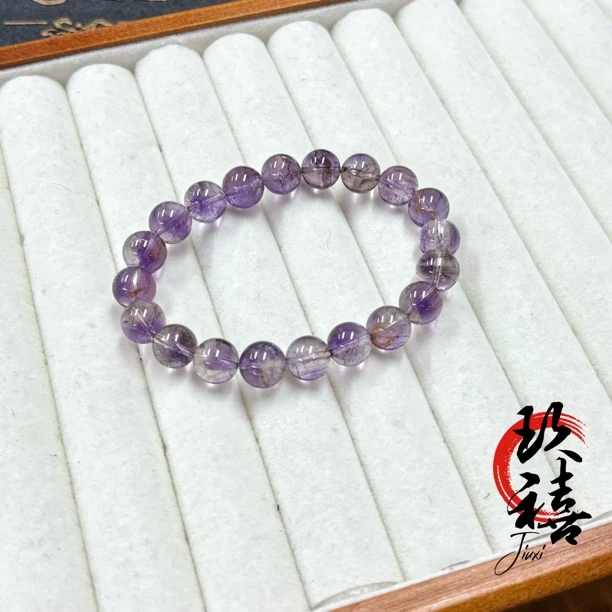 【二妹推荐】紫超七单圈手串 0355 B22002032多样性发一