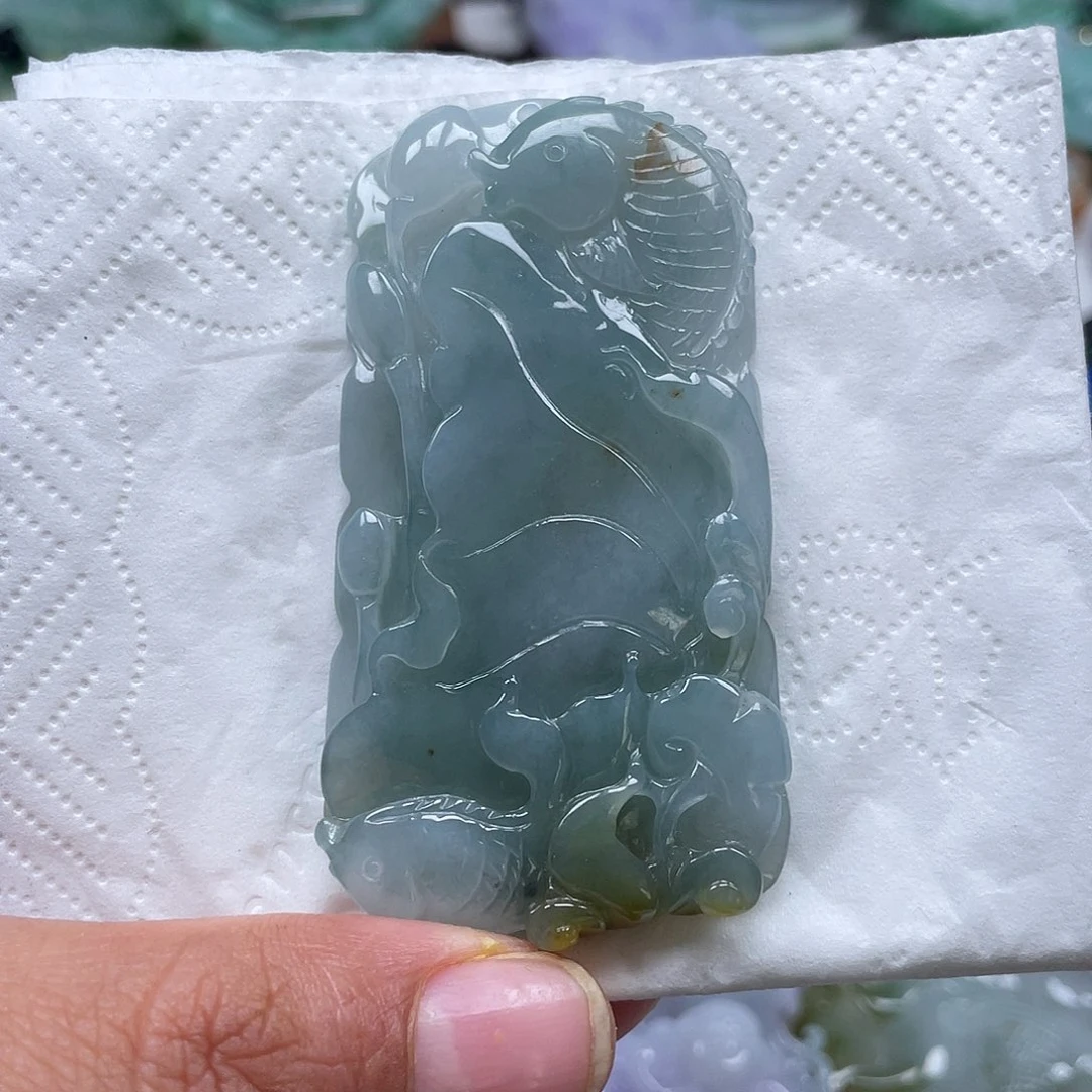 颈饰未镶嵌翡翠维****能翡玉缘翡翠