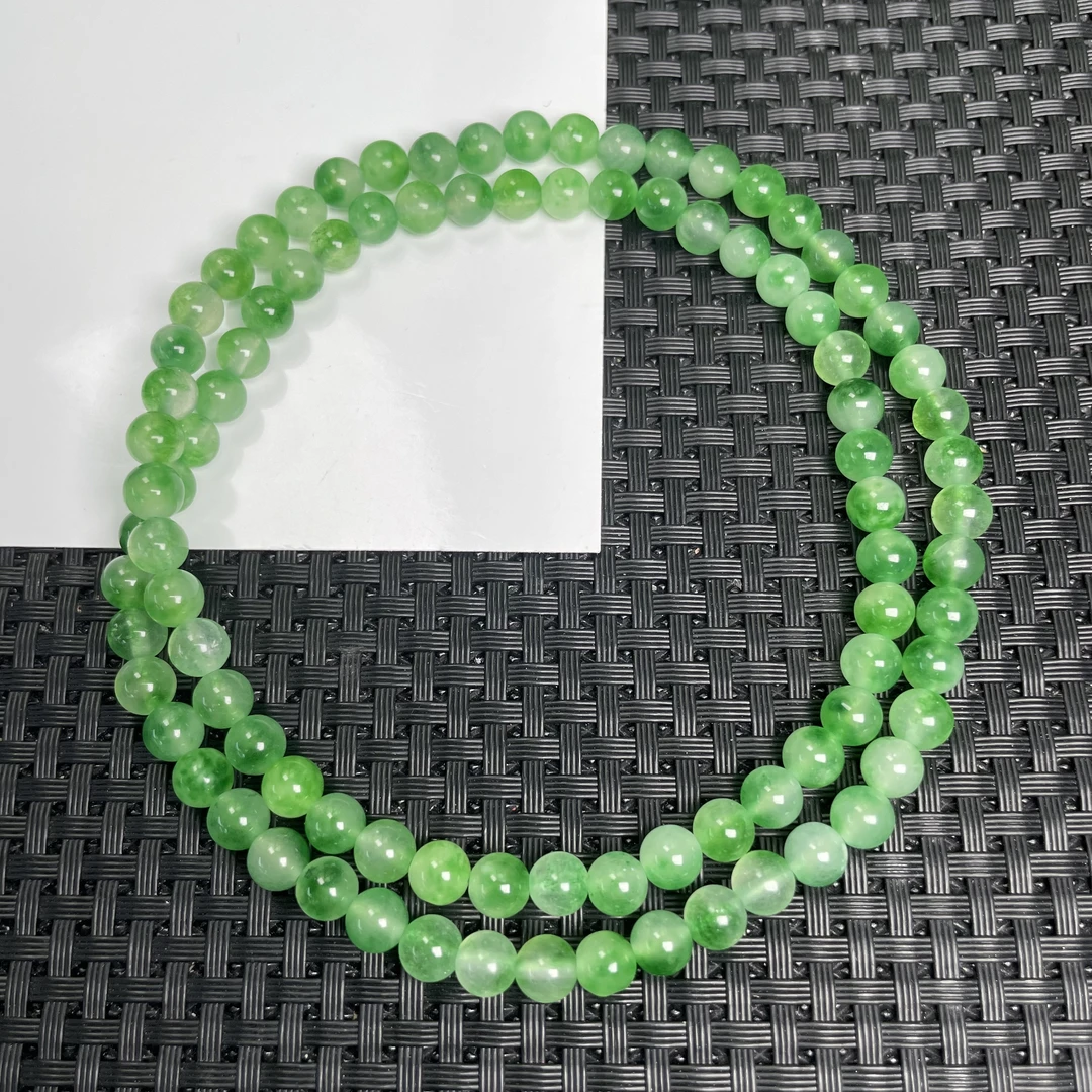 【大北】绿色花8m多圈/QW525-精致女士项链多样性发一