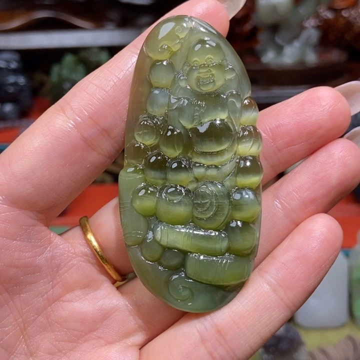 颈饰未镶嵌和田玉