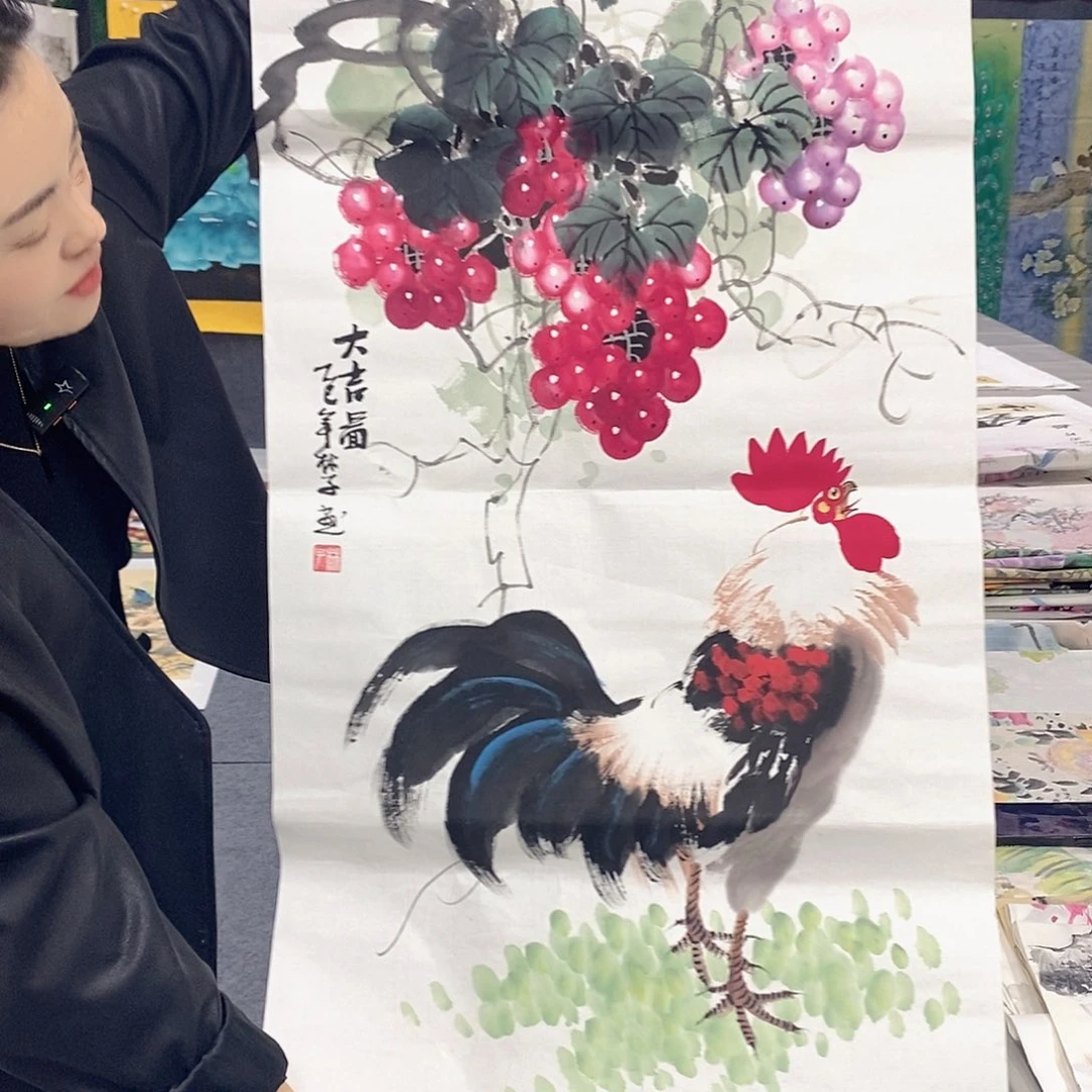国画国画手绘作品