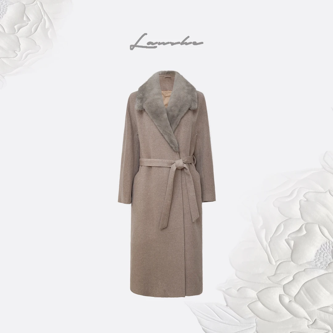 【LP鹅绒】Lanshe阑舍·羊绒长款羽绒服