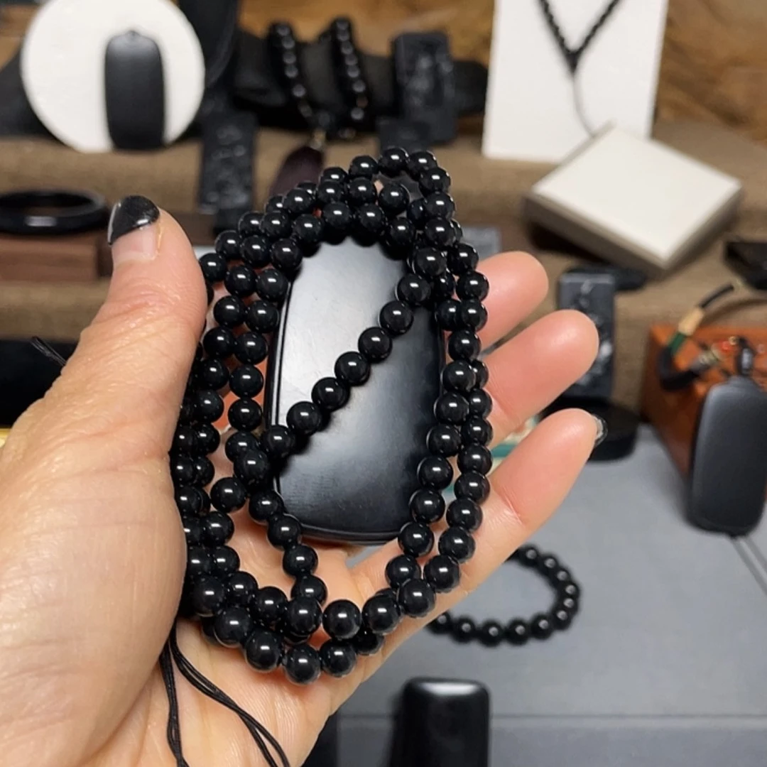 【闪购商品】和田玉（墨玉）吊坠(赠链)未镶嵌善*高羊脂