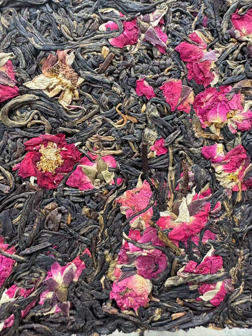 （掌柜推荐 ）云南玫瑰花红茶砖（拍四发五笋壳包装）
