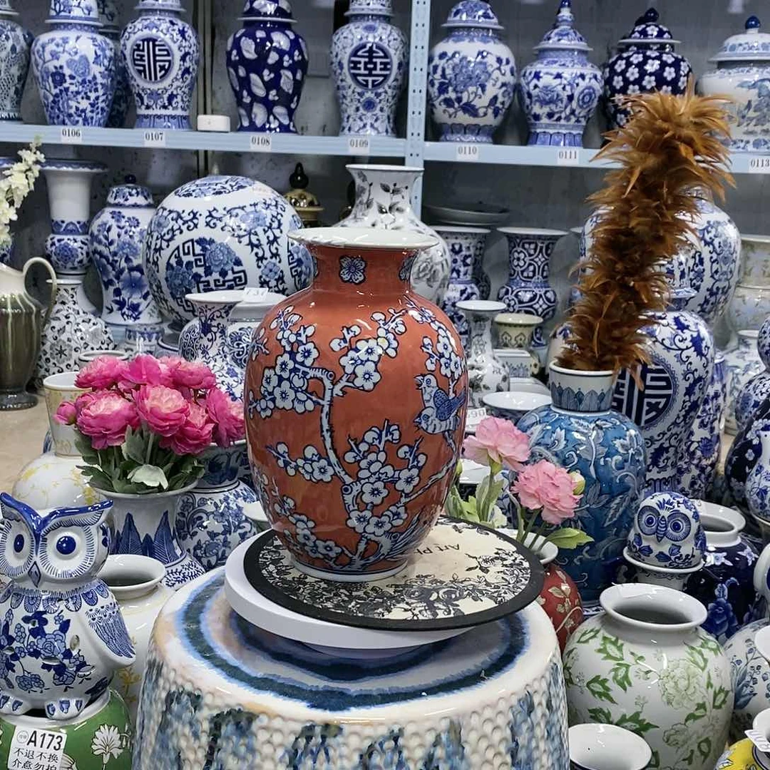 【闪购商品】摆件喜上眉梢花瓶瓷器…………………………