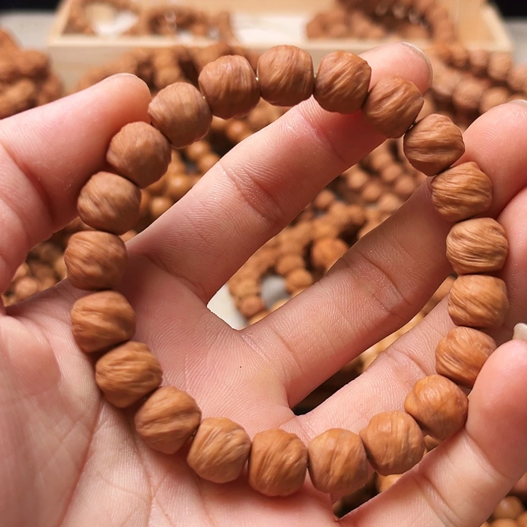 桃核手串A全品无暇微返油鬼印