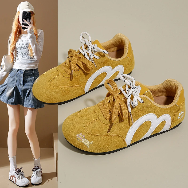 2025秋季新款韩版透气阿甘鞋女ins学生休闲鞋专业专业女款跑步鞋