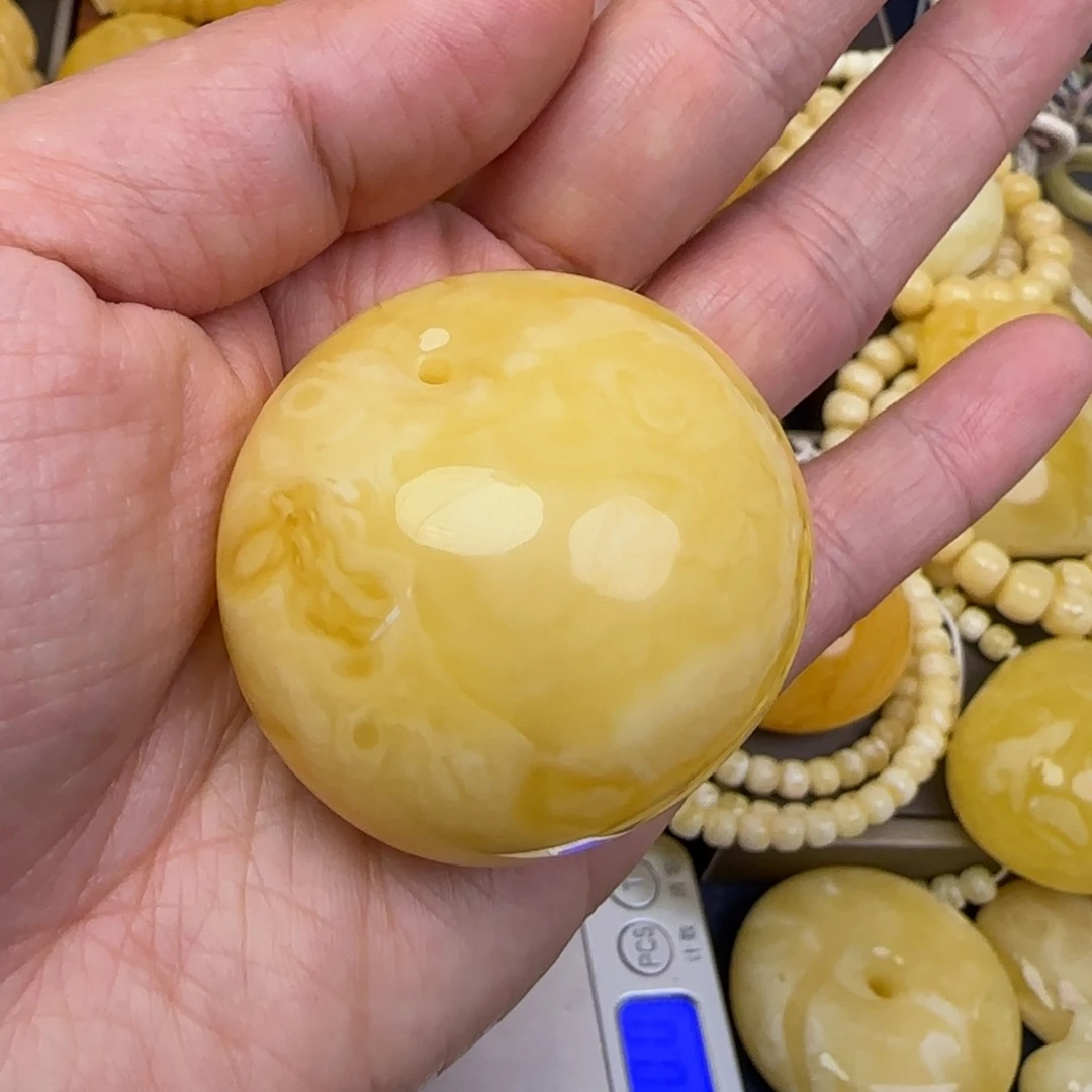 蜜蜡颈饰未镶嵌天然蜜蜡