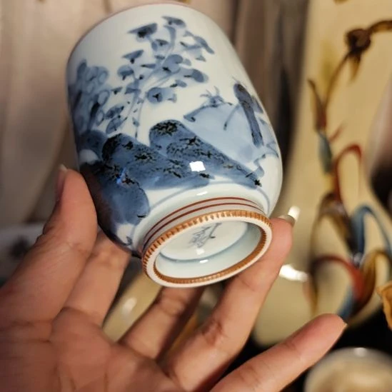 瓷孔明款 带内绘 28包邮  保全不保瑕  谨慎参拍 no退换