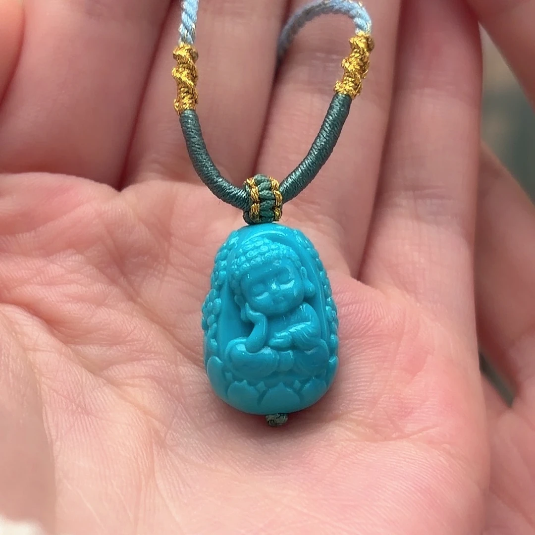 绿松石未镶嵌颈饰