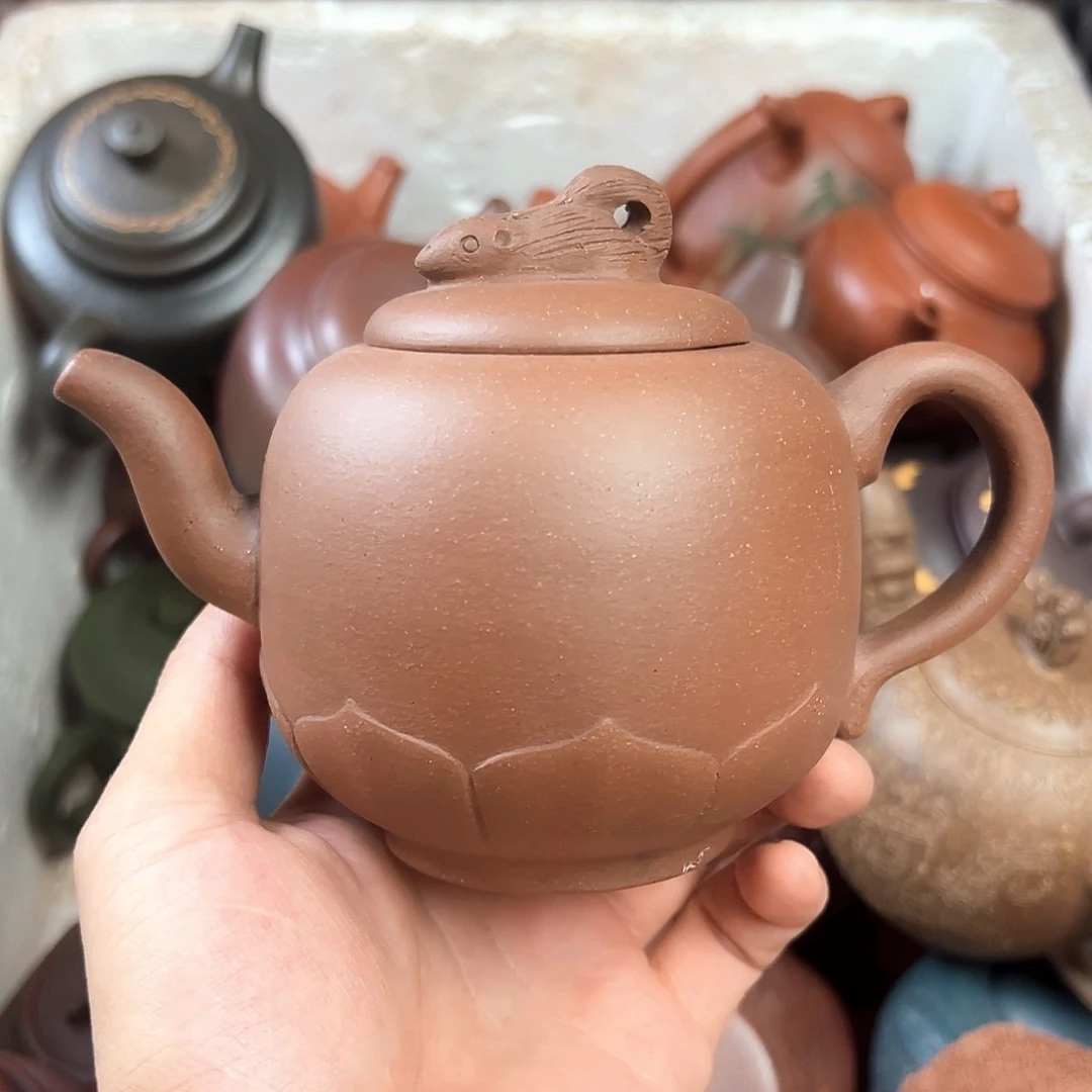 茶壶紫砂宜兴原矿紫砂壶350毫升容量