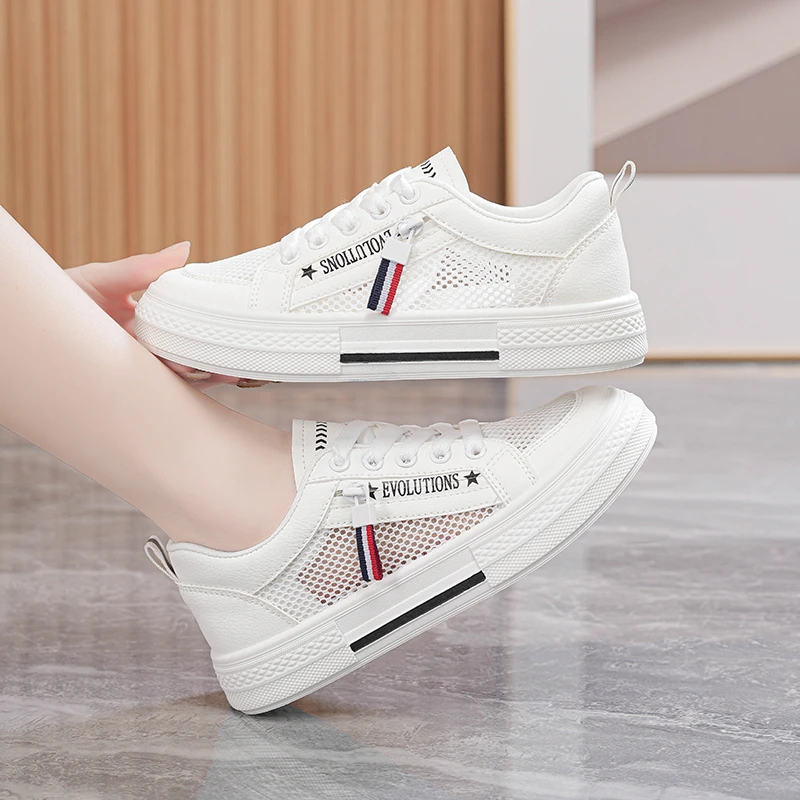 【直播专享】鞋子女爆款凉鞋夏季透气小白鞋休闲鞋百搭网面女鞋