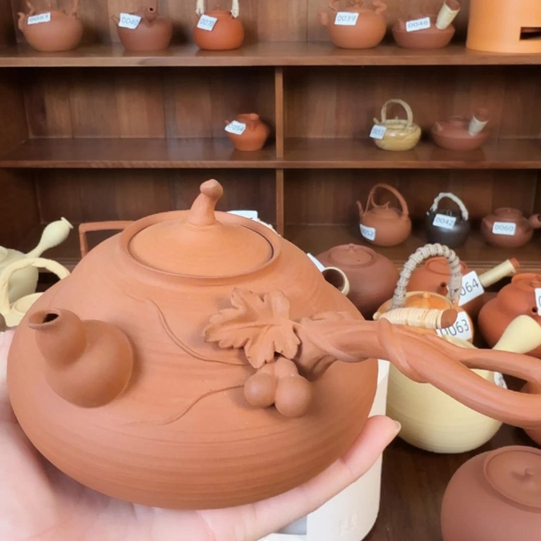 生***红泥潮州全手工砂铫壶