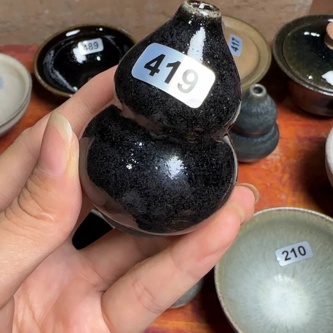 茶盏龙窑柴烧原矿原釉419