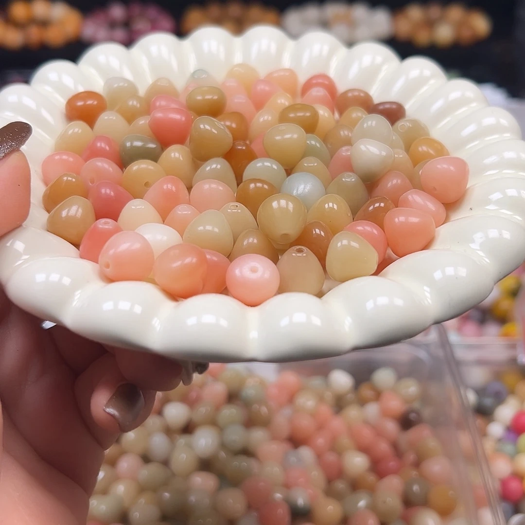 菩提根/象牙果手串卡12多宝水滴108颗