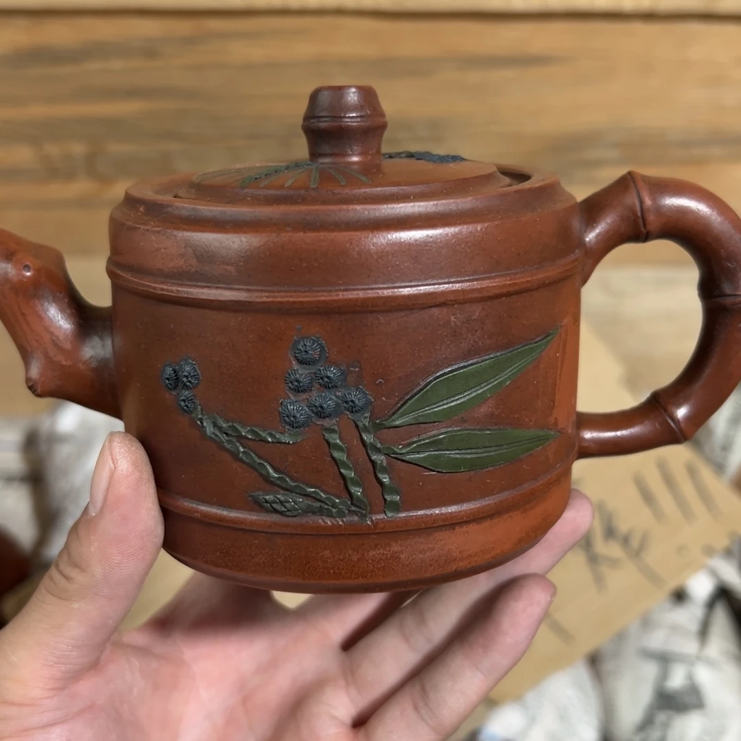 茶壶紫砂老厂紫砂壶一件！