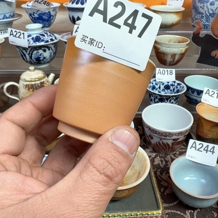 摆件247景德镇手工柴烧茶器