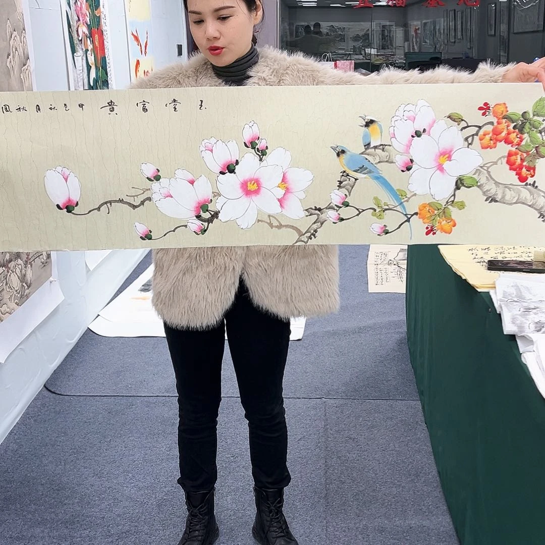 国画宣纸国画纯手绘作品