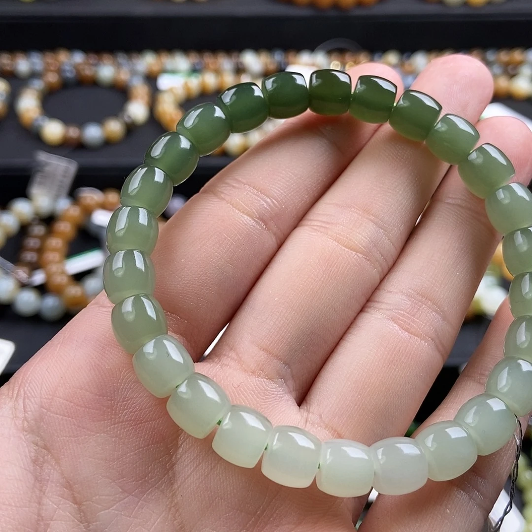 和田玉未镶嵌手链