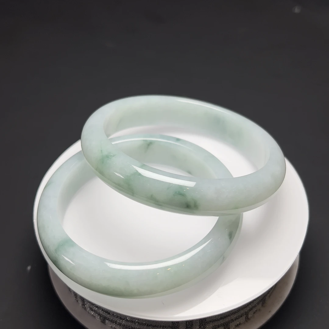 【豪哥鉴宝】K603-17 手镯天然缅甸A货翡翠多样发一件