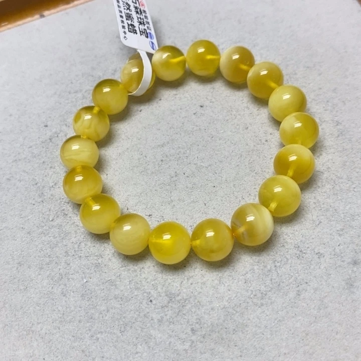 蜜蜡未镶嵌裸石串