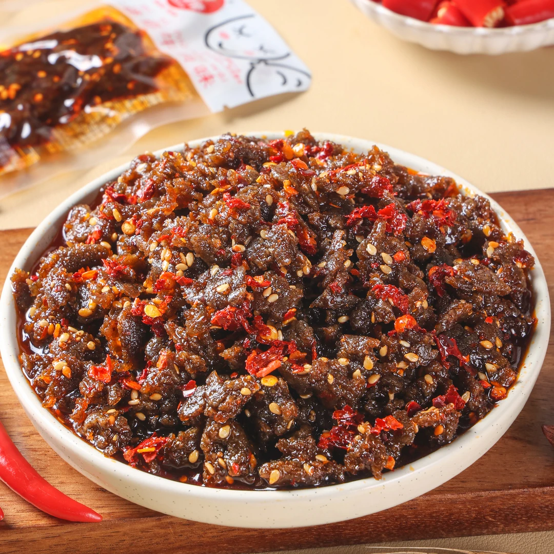 笑辣辣迷你牛肉味香辣有嚼劲童年解馋即食吃货美味辣条网红零食