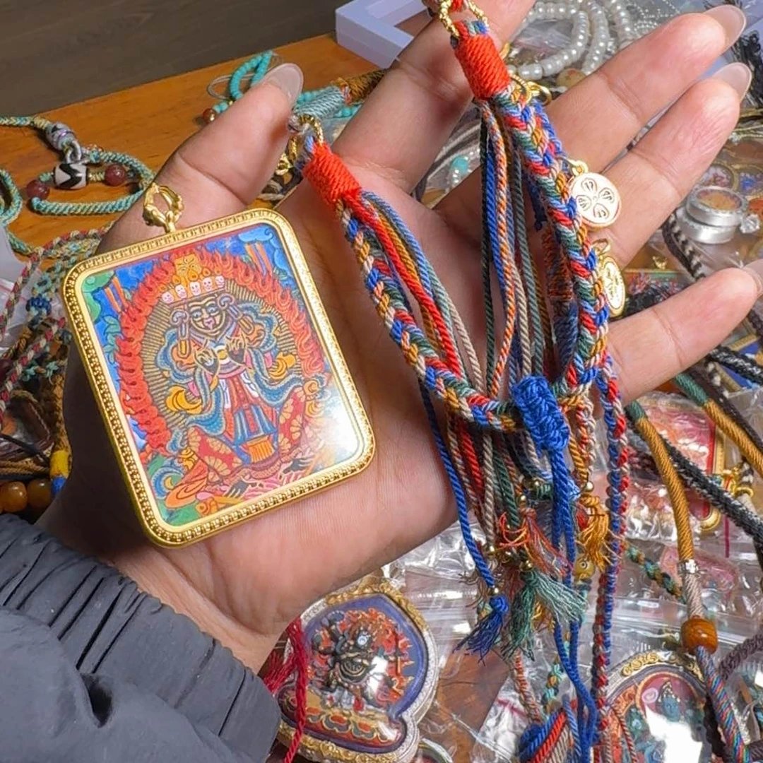 泥塑时**苒藏式风格彩绘泥塑擦擦