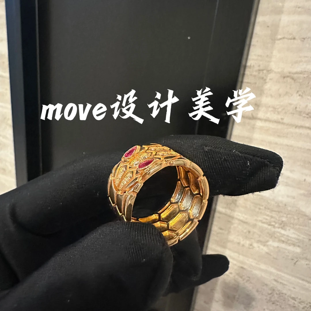 925银合成锆石戒指 5308红眼睛蛇