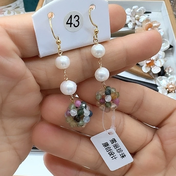 未镶嵌耳饰淡水珍珠