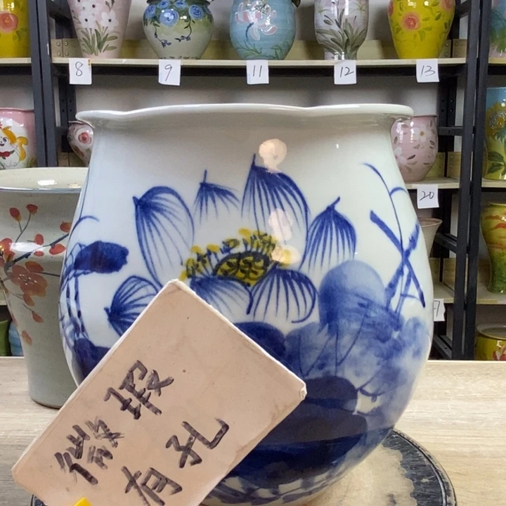 景德镇高温陶瓷花盆