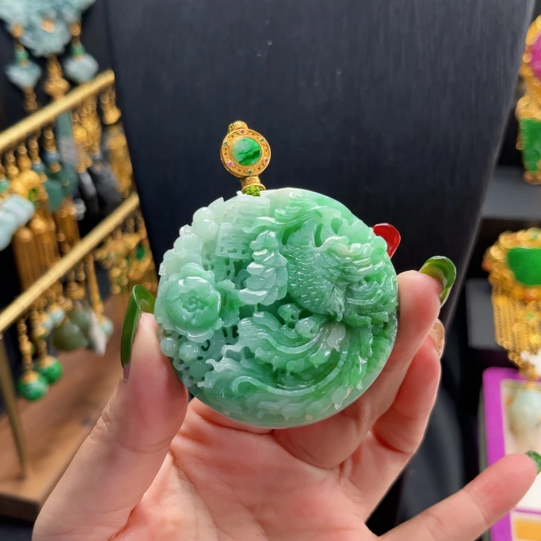 【闪购商品】翡翠吊坠(不含链)未镶嵌，