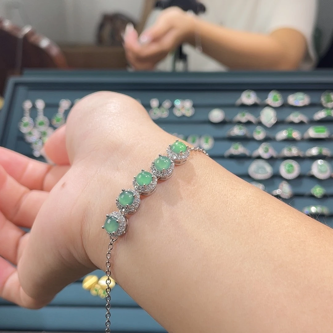 未镶嵌手链翡翠手链