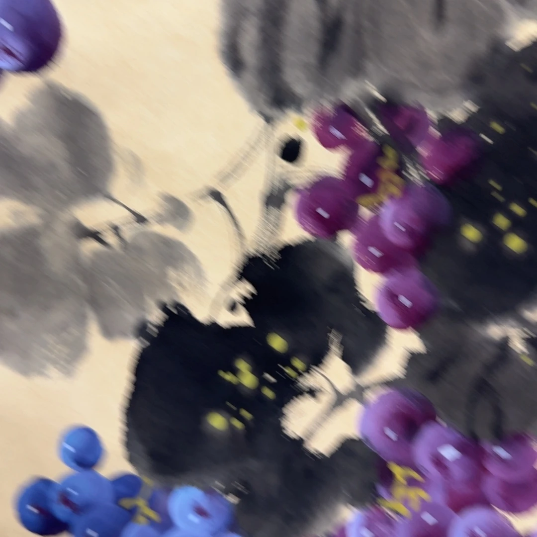 国画纯手绘山水花鸟作品