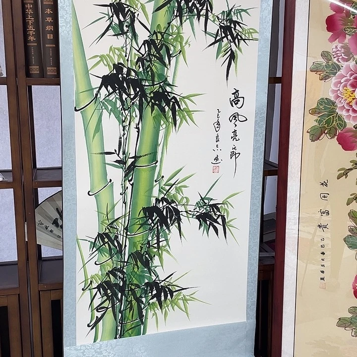国画国画作品书法作品原稿竹子