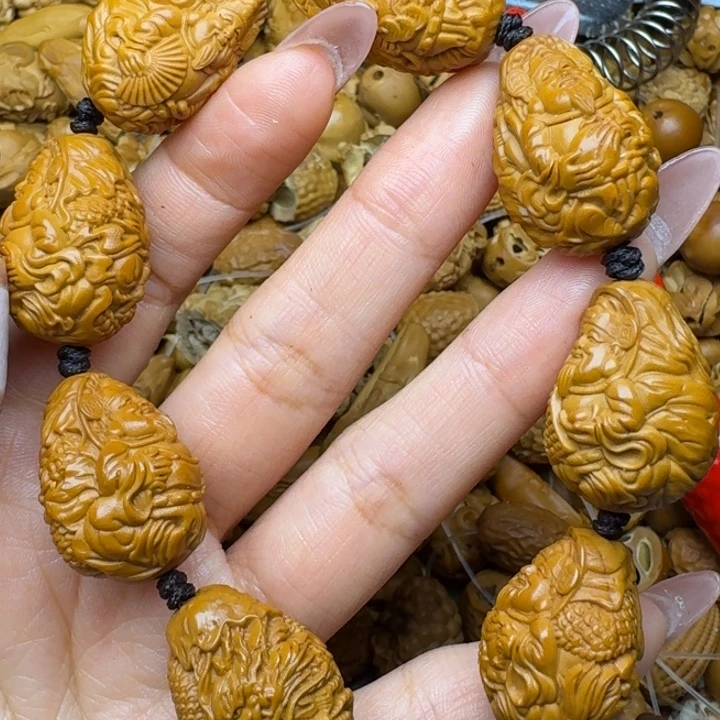 手串/手链橄榄核九龙财神