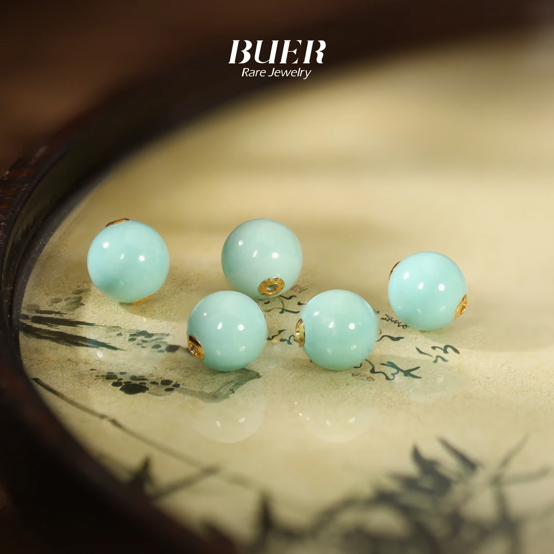 【不二】绿松石18K金吊坠（多样性发其一）