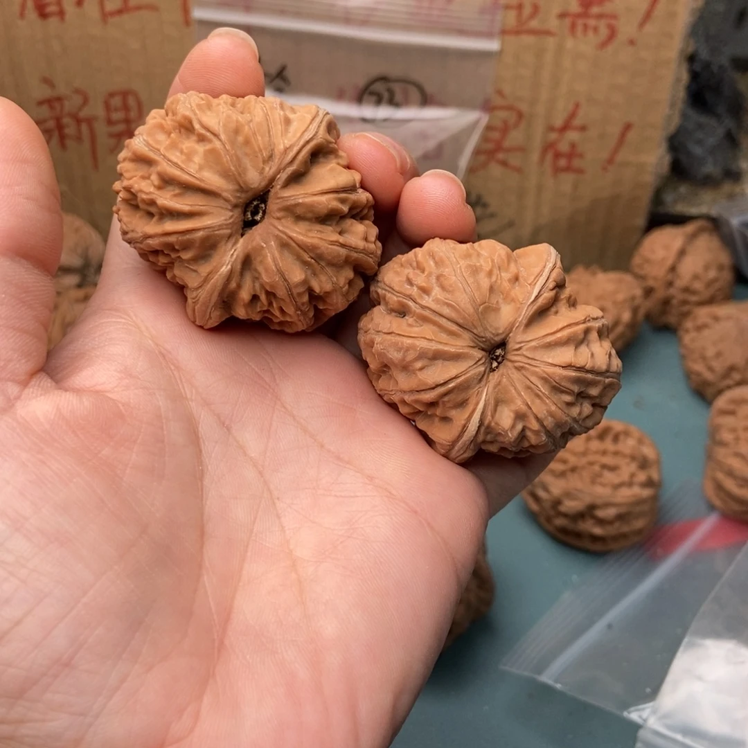 無***浪把件文玩核桃元宝74