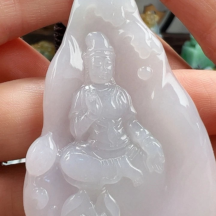翡翠未镶嵌颈饰天然A货翡翠