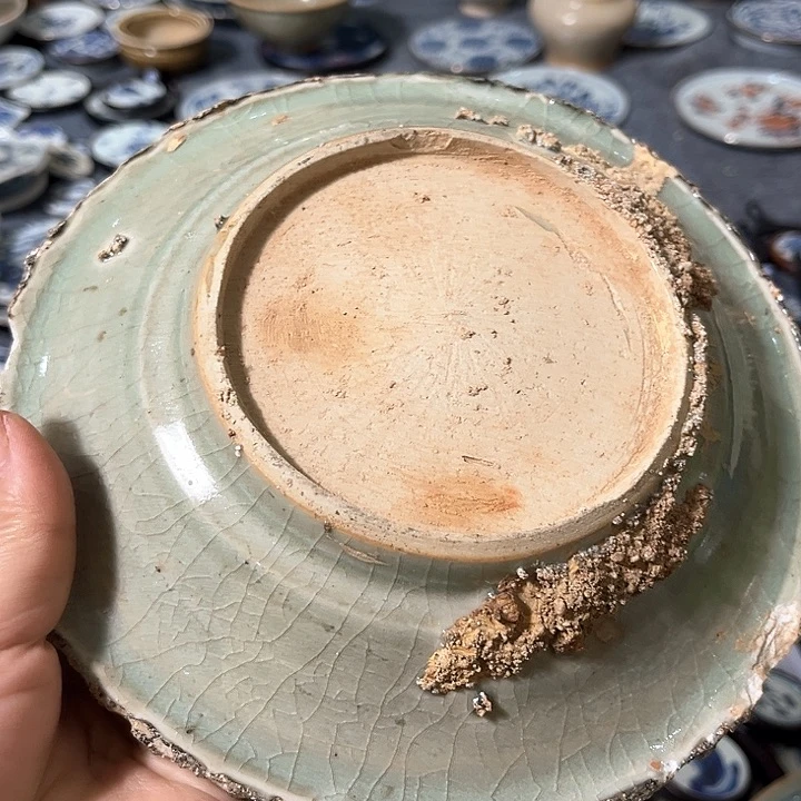 瓷片瓷片茶托喝茶非常不错