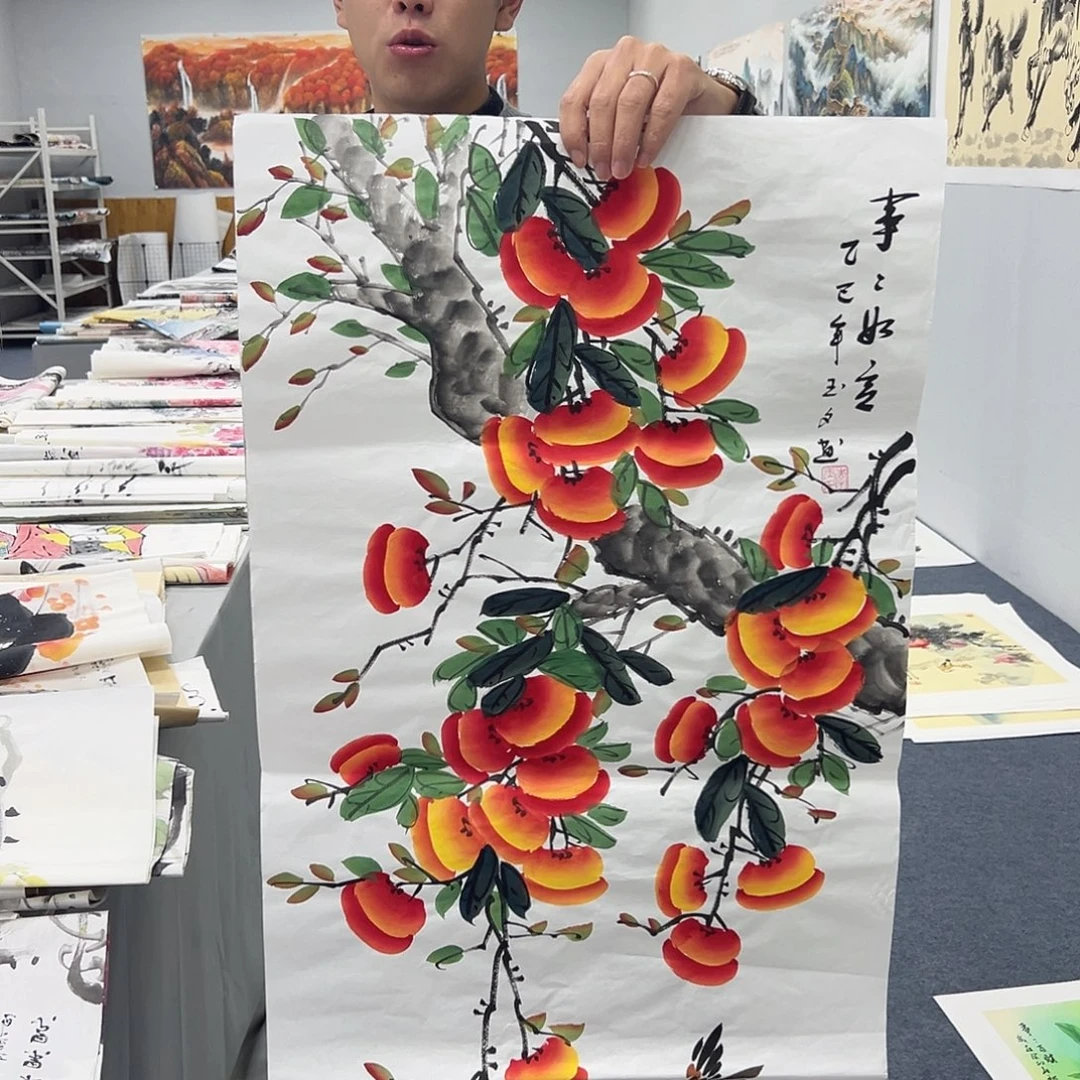 国画国画作品宣纸纯手绘