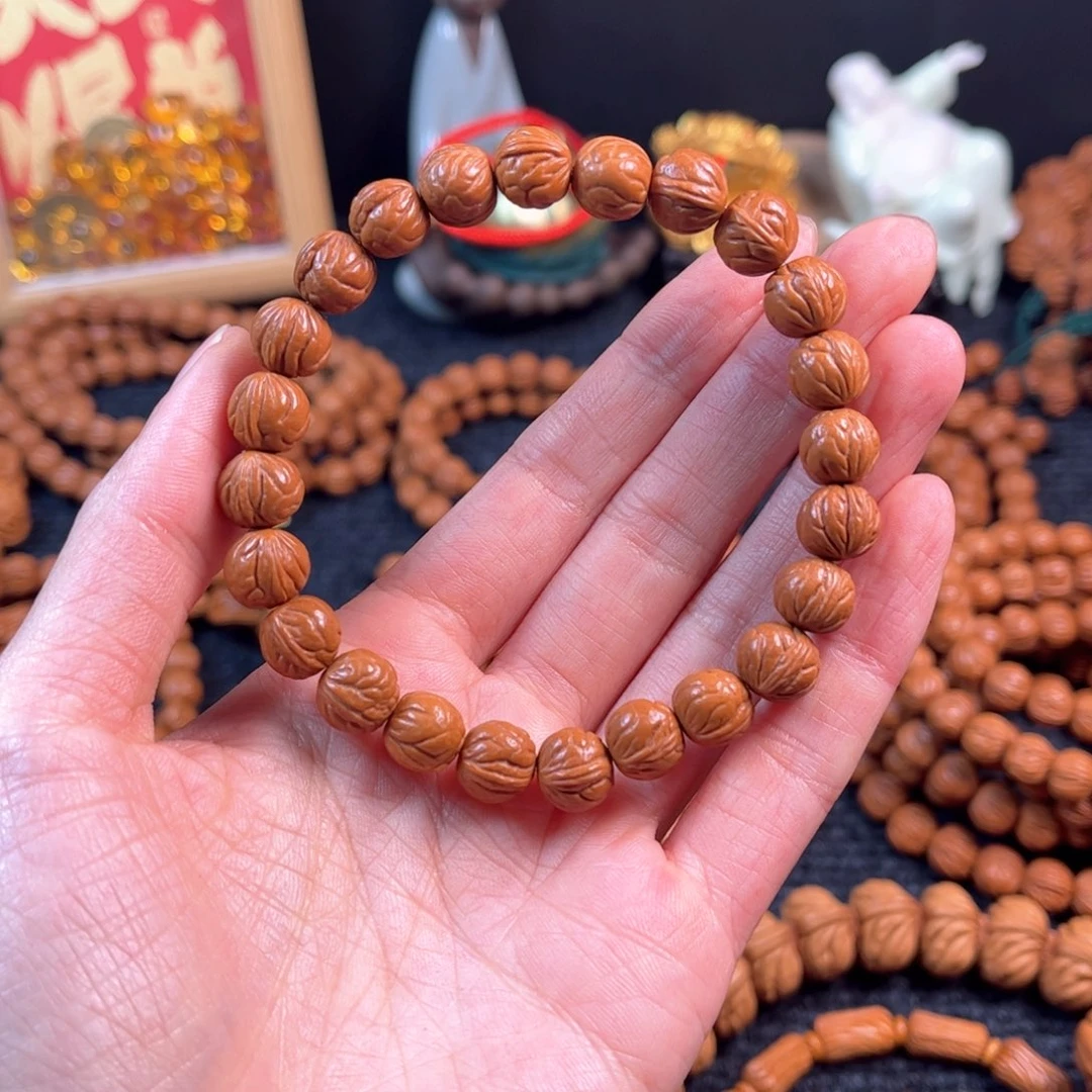 文玩核桃手串请***静C7桃核手串